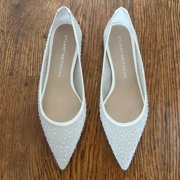 Stuart Weitzman Emilia Mesh Flats - Picture 3 of 5